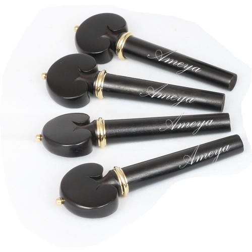 Violin Fittings Set Finest Ebony