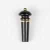 Endpin Ebony with Brass Trim