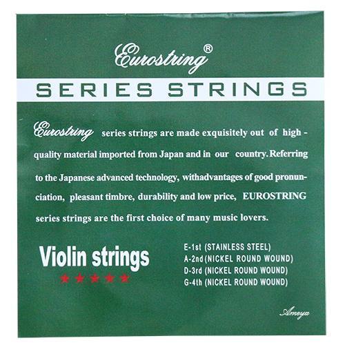 Eurostring Violin Strings Set 4/4 3/4-Nickel Round wound