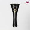Tailpiece Ebony Wood - Ebony Trim Fleur-de-Lys Inlay