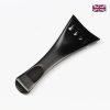 Tailpiece Ebony Wood - Ebony Trim Fleur-de-Lys Inlay