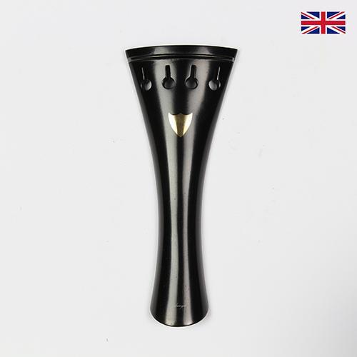 Tailpiece Ebony Wood - Ebony Trim Shield Inlay