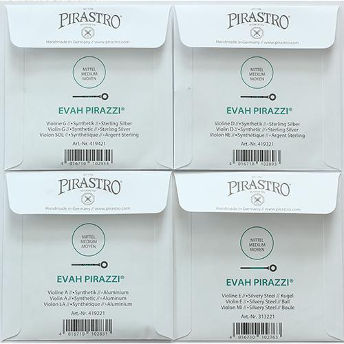 EVAH PIRAZZI VIOLIN STRING SET 4/4