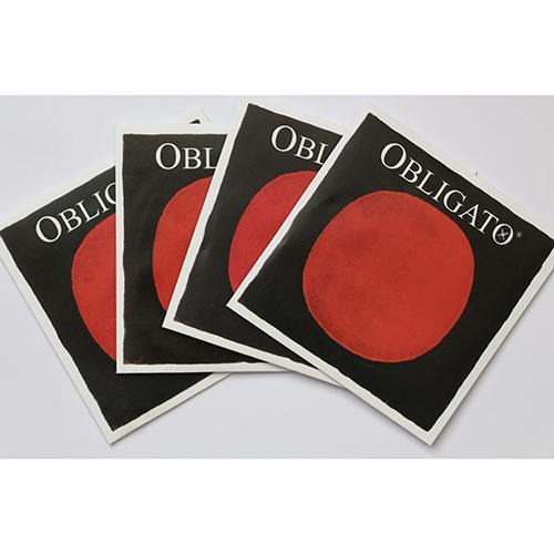 PIRASTRO OBLIGATO VIOLIN STRINGS 4/4 E Ball Gold Medium