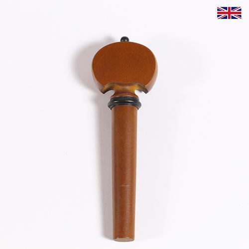Peg Set Boxwood - Baroque Model with Black collar/ball Violin