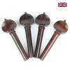 Peg Set Rosewood - Swiss Model with Matched Collar Black Pip