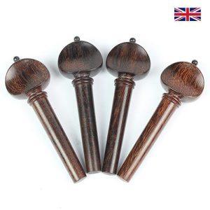 Peg Set Rosewood - Swiss Model with Matched Collar Black Pip