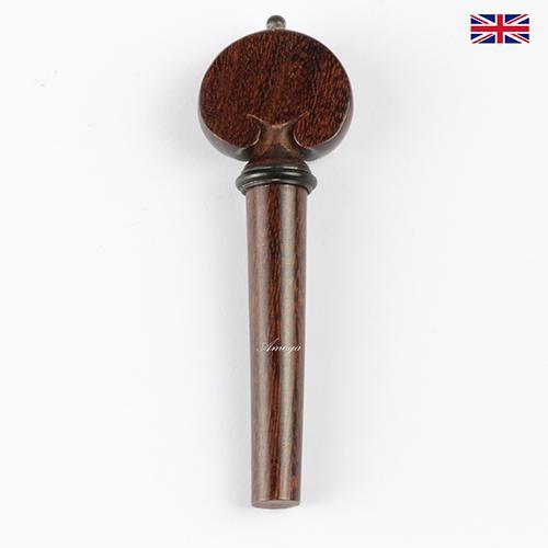 Peg Set Tamarind Wood - Heart Model with Ebony Trim Violin