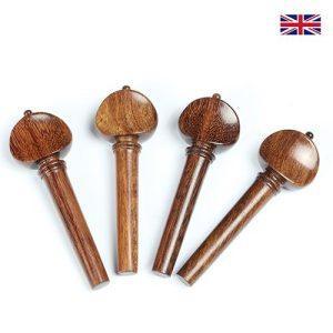 Peg Set Tamarind Wood - Swiss Model with Tamarind trim Violin