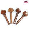 Peg Set Tamarind Wood - Swiss Model with Tamarind trim Violin