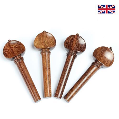 Peg Set Tamarind Wood - Swiss Model with Tamarind trim Violin