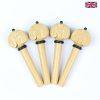 Carved Peg Set White Boxwood Violin Peacocks 4/4
