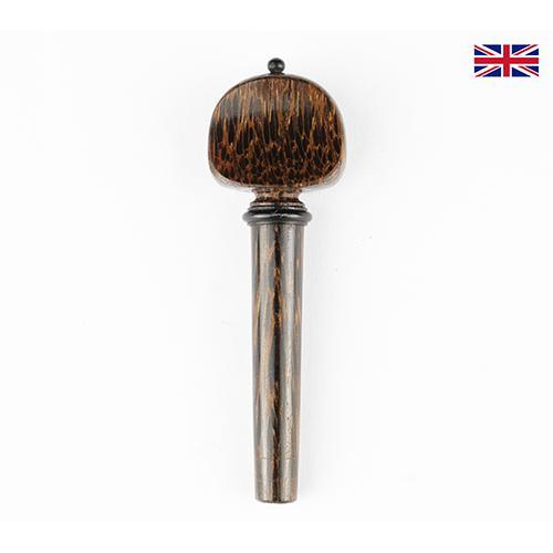 Peg Set Palm Wood - Swiss with Ebony Collar and Pip Violin