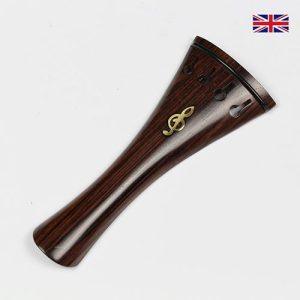 Tailpiece Rosewood - Ebony Trim Treble Clef Inlay