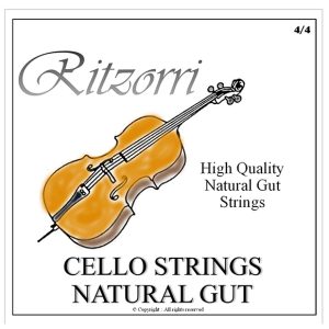 Ritzorri Natural Gut CELLO Strings Set 4/4 3/4