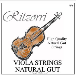 Ritzorri Natural Gut VIOLA Strings Set 4/4 3/4