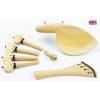 Violin Fittings Set White Boxwood Set 1