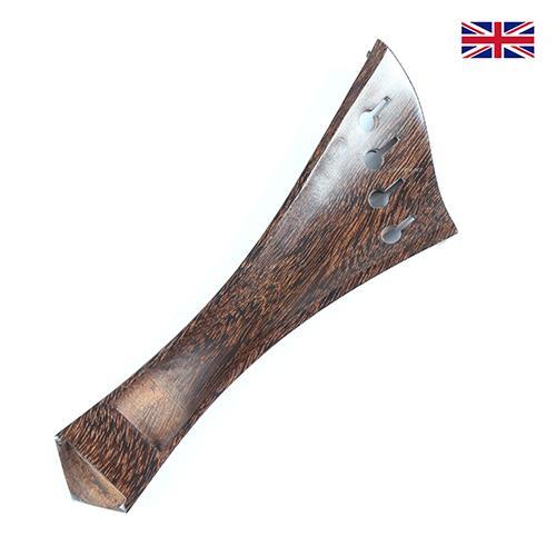 Tailpiece Tamarind Wood -Hollow Harp Hill with Ebony Trim 11.5cm