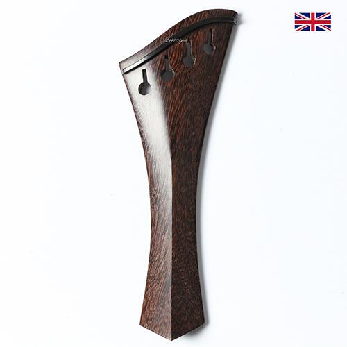 Tailpiece Tamarind Wood -Hollow Harp Hill with Ebony Trim 11.5cm