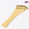 Tailpiece White Boxwood Viola- Harp Model  with Ebony trim