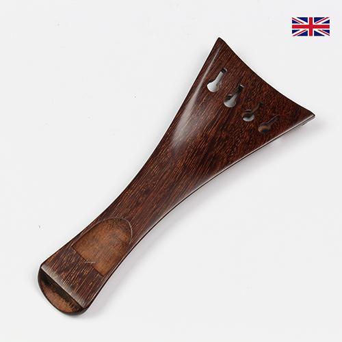 Tailpiece Tamarind Wood - Ebony Trim Treble Clef Inlay