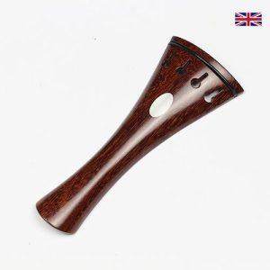 Tailpiece Tamarind Wood - Ebony Trim Oval Inlay
