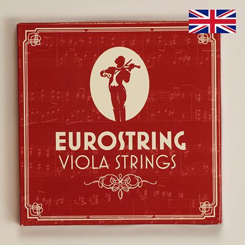 Eurostring Synthetic Core Viola String Set 16.5"-Aluminium Woun