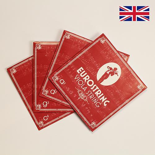 Eurostring Synthetic Core Viola String Set 16.5"-Aluminium Woun