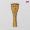 Carved Tailpiece White Boxwood Fleur de Lys - 4/4 Violin 10.8cm