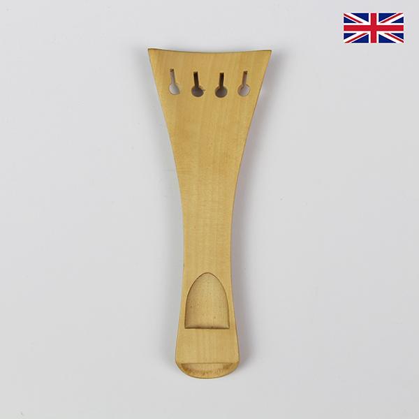 Carved Tailpiece White Boxwood St Cecile - 4/4 Violin 10.8cm