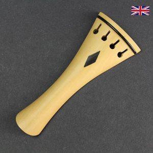 Tailpiece White Boxwood - Ebony Trim Diamond Inlay