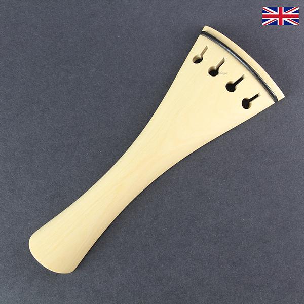 Tailpiece White Boxwood Viola- French Model with Ebony trim