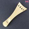 Tailpiece White Boxwood Viola- French Model with Ebony trim