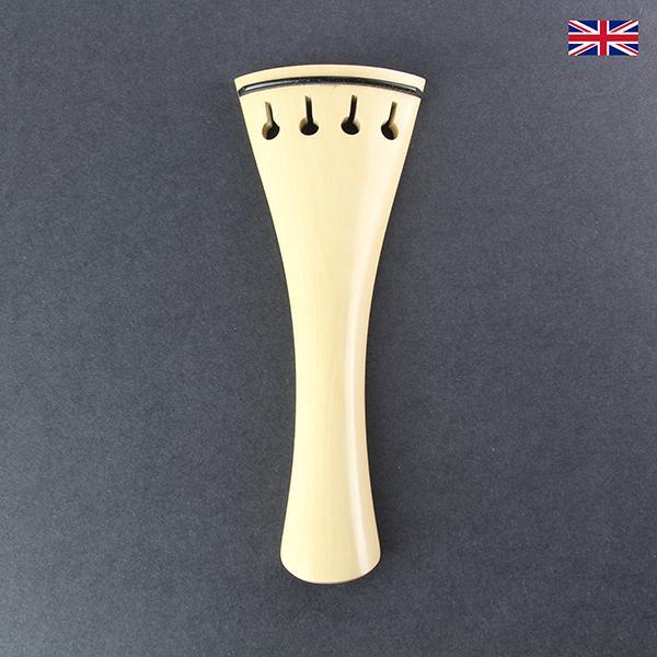 Tailpiece White Boxwood Viola- French Model with Ebony trim