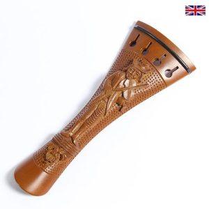 Carved Tailpiece Boxwood Model 6 - 4/4