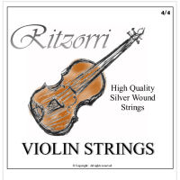 Ritzorri Violin Strings Full Set - 4/4 Size