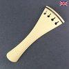 Tailpiece White Boxwood Viola- French Model with Ebony trim